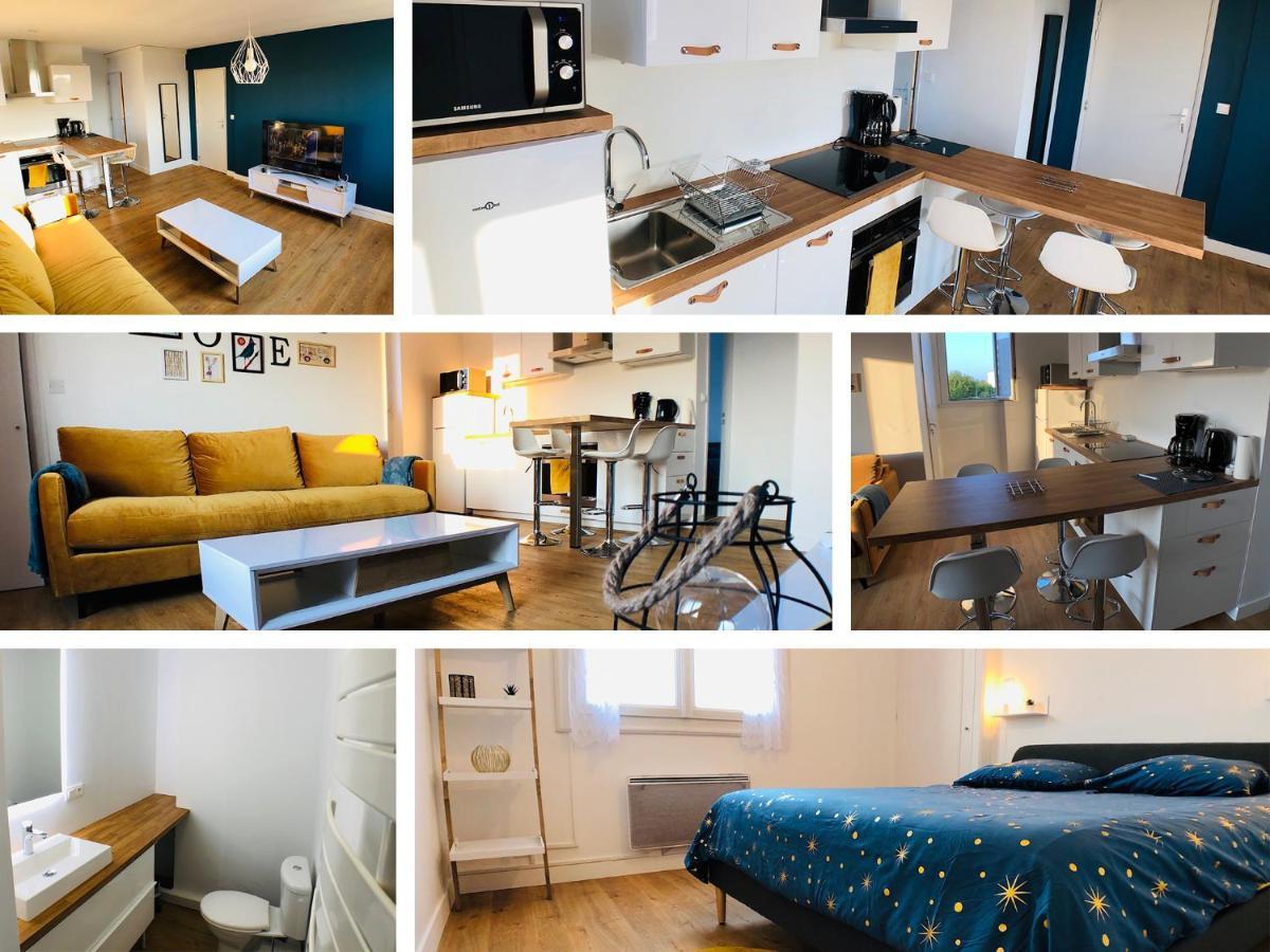 Charmant Appartement 1-4 Personnes, Proche Centre Avec Parking Nantes Exterior photo