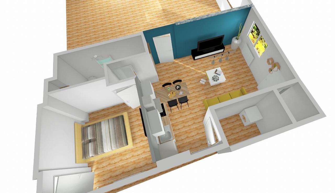Charmant Appartement 1-4 Personnes, Proche Centre Avec Parking Nantes Exterior photo